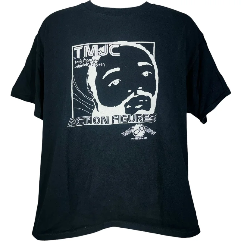 Vintage Tony Moore & Jehovah's Chosen Music Tee Welt Pockets Slit Pockets Flap Pockets