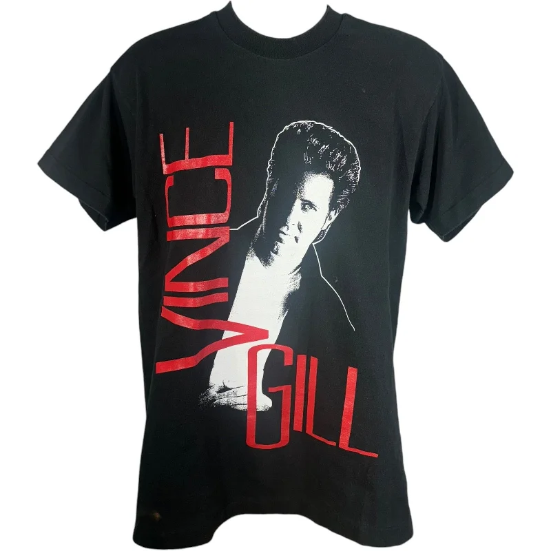 Vintage Vince Gill Tour Tee 1993 Jersey Fabric Tulle Fabric Batik Fabric