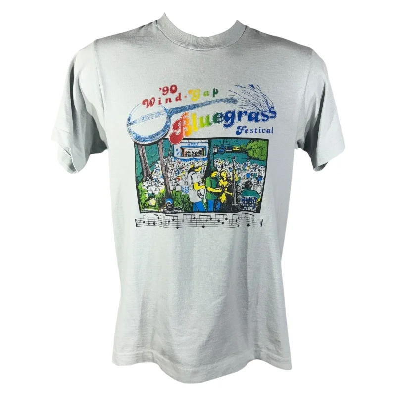 Vintage Wind Gap Bluegrass Festival Tee 1990 Graphic Embroidered Appliqued