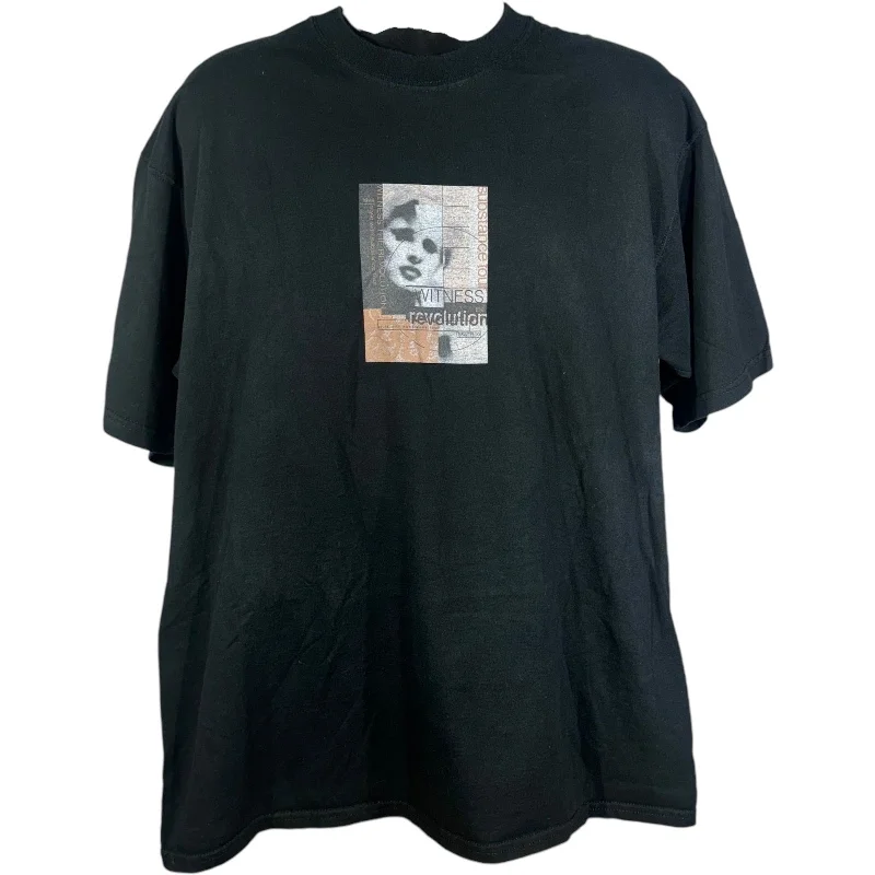 Vintage Witness The Revolution Substance Tour Tee 90s Boxy Fit Fitted Loose