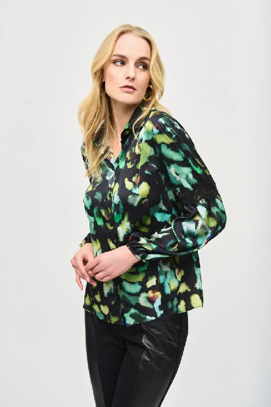 Collared Blouse Soft Pastel Blouse