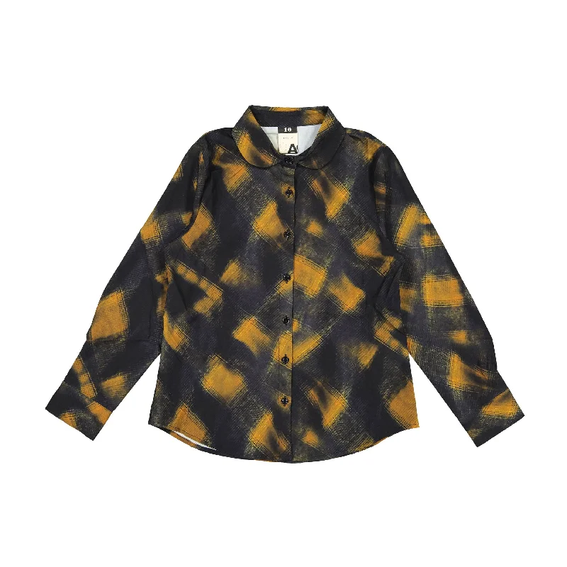 A4 Multi Plaid Silky Blouse Sleeveless Summer Blouse