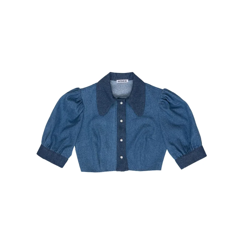 Batsheva Levy Blouse Elegant Embroidery Blouse