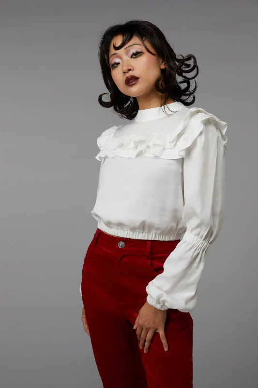 Big Top Blouse Elegant Embroidery Blouse