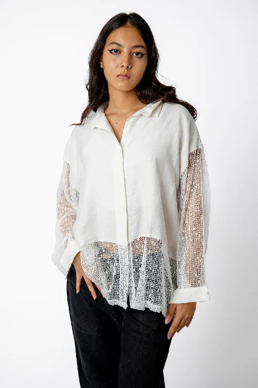 Cotton Net Blouse - Zola Soft Modal Blouse