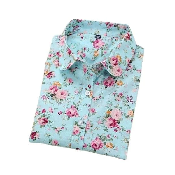 Light Blue Floral
