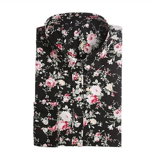 Black Pink Rose Floral