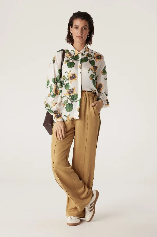 Eliza Blouse - Sweet Pea Print Versatile Layering Blouse