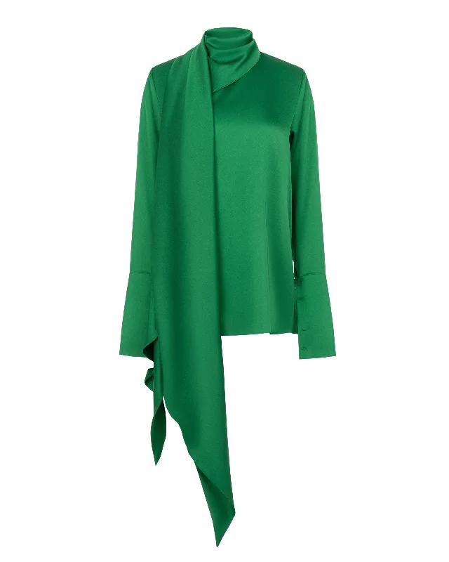 Emerald blouse Bell Sleeve Blouse