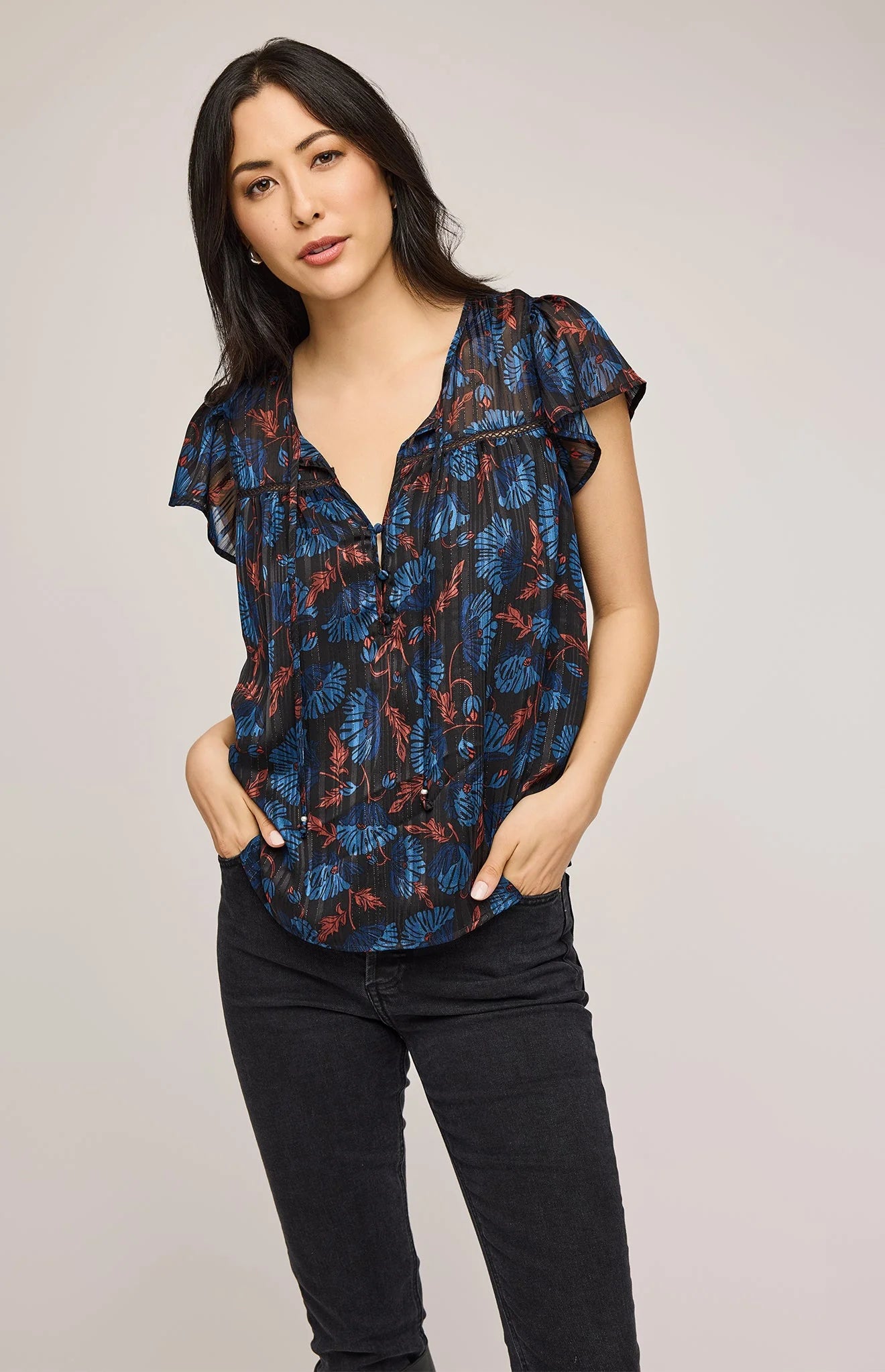 Frida Blouse | Gentle Fawn Chic Wrap Blouse