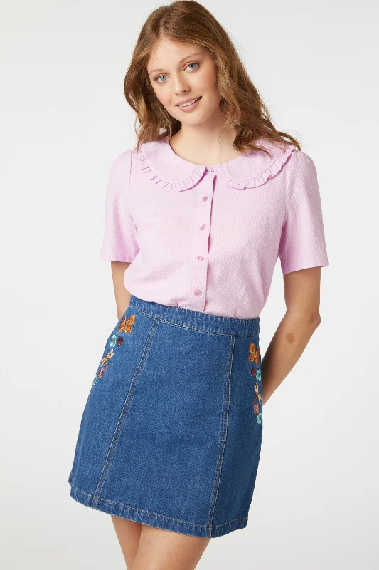 Hallee Blouse Side Tie Blouse