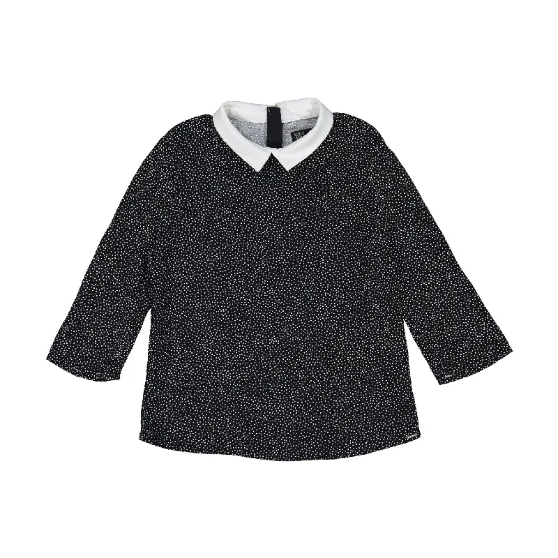 Ikks Black Junior Blouse Vintage Lace Blouse