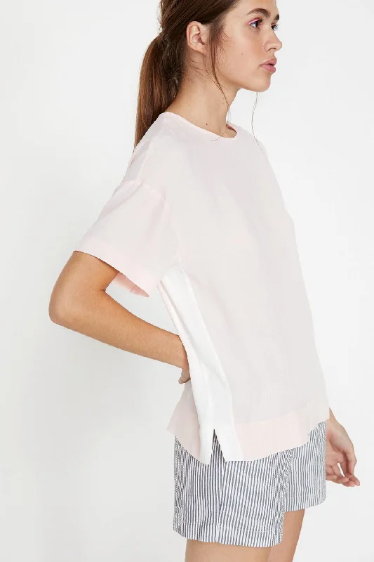 Women Pink Blouse Subtle Shimmer Blouse