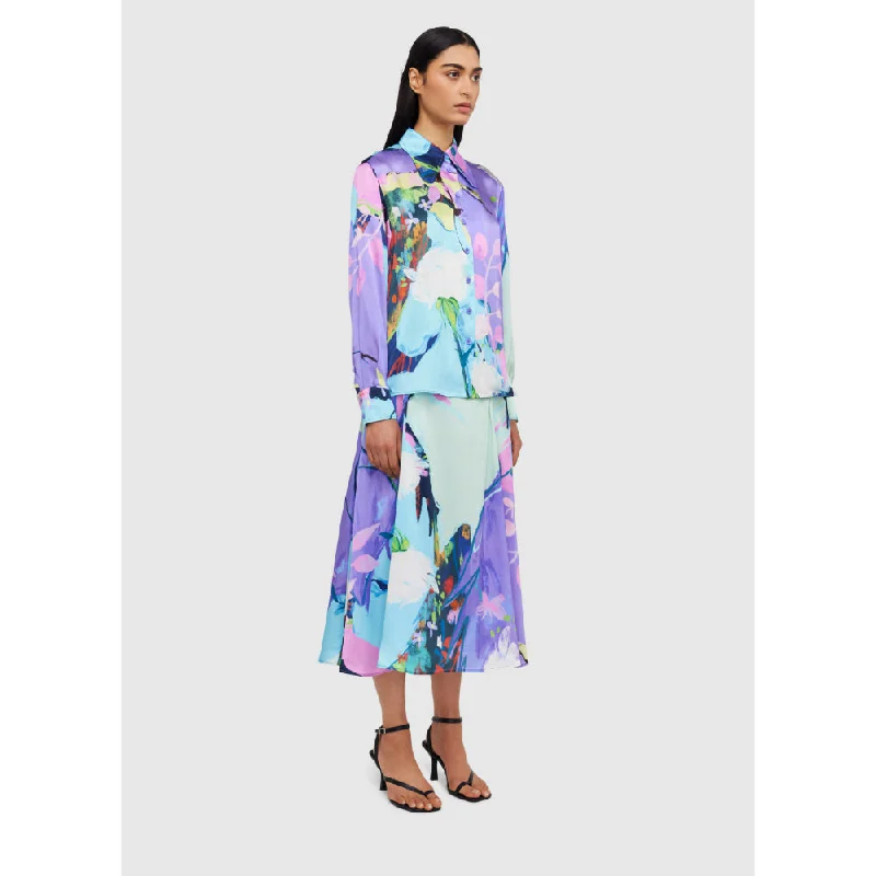 Leo Lin Illusory Silk Blouse Everyday Stylish Blouse