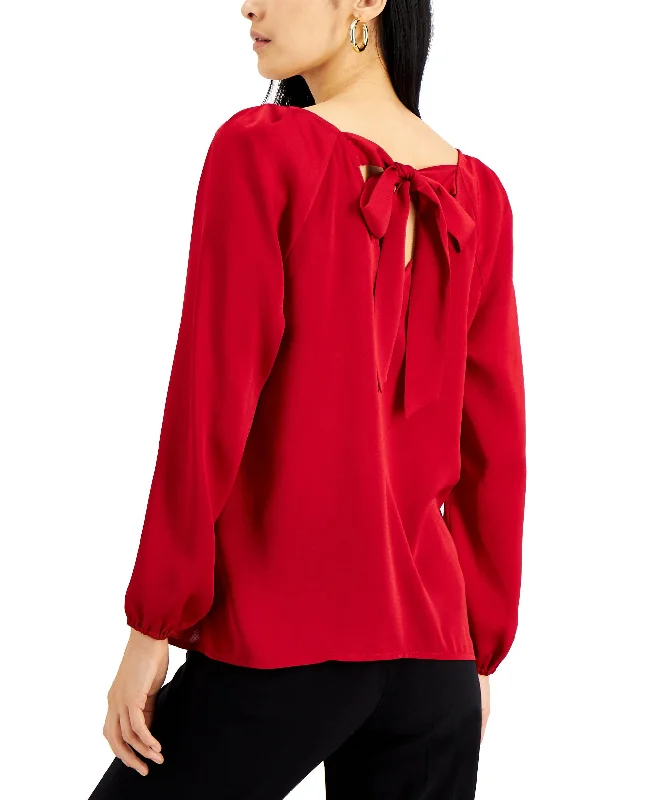Nine West Bow Back Blouse Business Casual Blouse