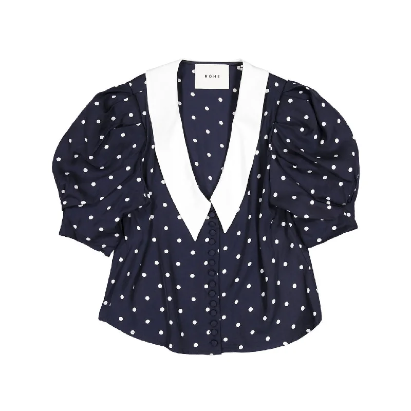 Rohe All Over Dot Mima Blouse Everyday Stylish Blouse