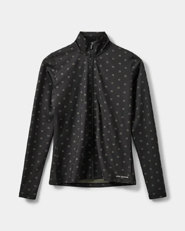 MARIONSW BLOUSE - Black Semi-Sheer Blouse