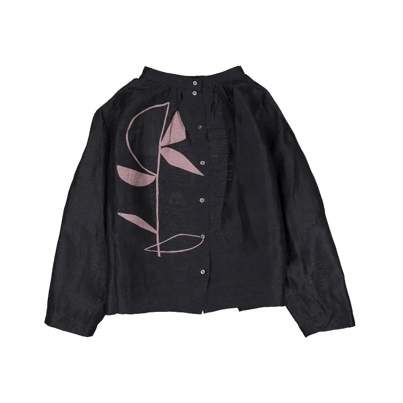 Soeur Anthracite/Parme Scarlett Blouse Smart Business Blouse