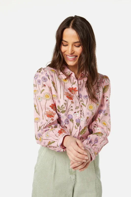 Spring Garden Blouse Elegant Lace Blouse