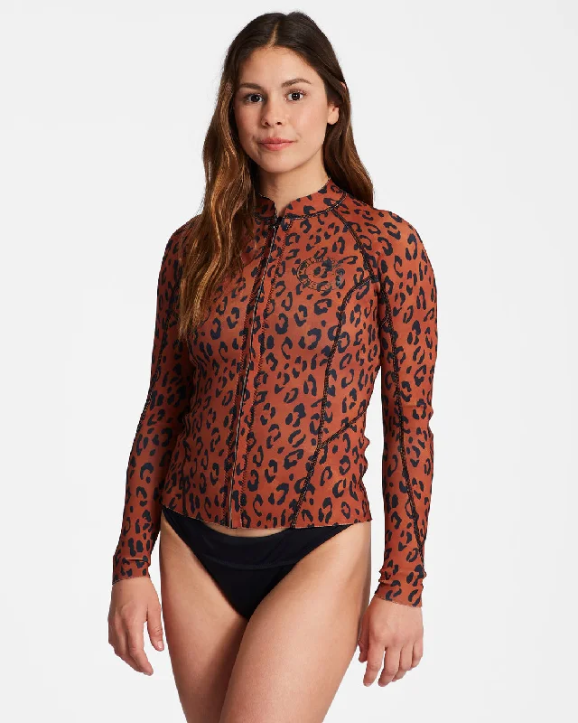 1mm Peeky Wetsuit Jacket - Spotted Knit Jacket Woven Jacket Fleece Jacket