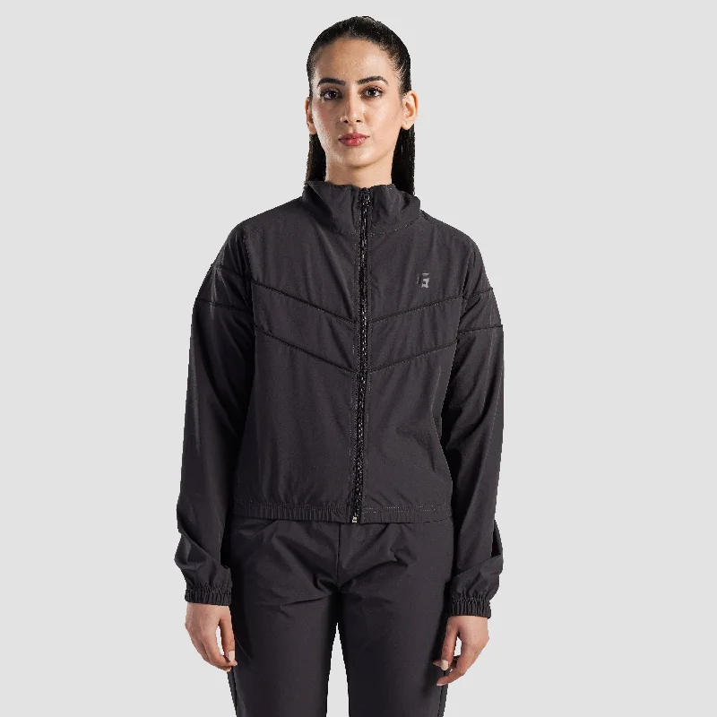 AirFlex Zipper Jacket (Charcoal) Rayon Fabric Velvet Fabric Corduroy Fabric