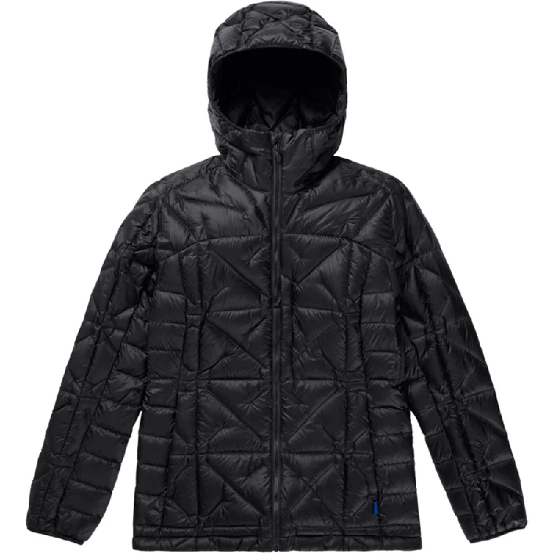 AK Baker Hooded Down Jacket - Womens Trench Coat Raincoat Waterproof Jacket