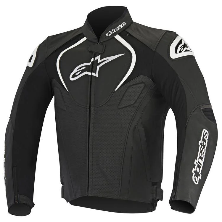 Alpinestars Jaws Perforated Motorcycle Leather Jacket Fleece Jacket Down Jacket Parka Alpinestars Jaws Perforated Motorcycle Leather Jacket Fleece Jacket Down Jacket Parka