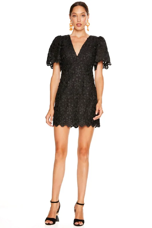 Limousine Mini Dress Elegant Mini Dress with Ruffles