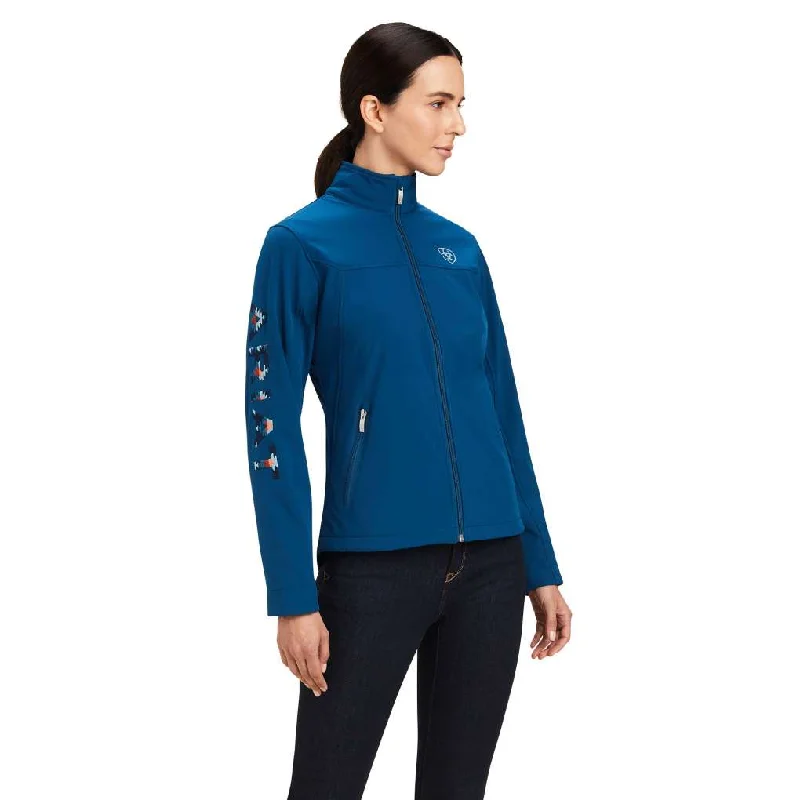 Ariat Ladies New Team Softshell Jacket Hydra/Night Sky blanket Fleece Fabric Down Fabric Feather Fabric Ariat Ladies New Team Softshell Jacket Hydra/Night Sky blanket Fleece Fabric Down Fabric Feather Fabric