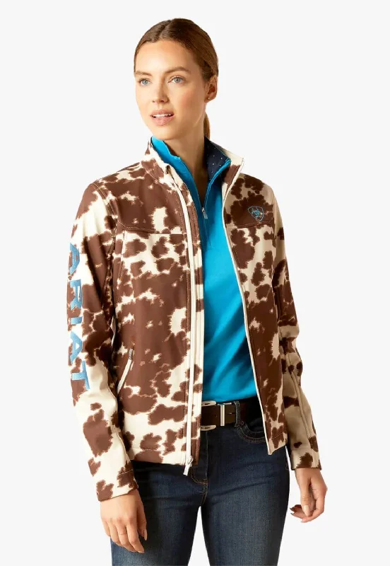 Ariat Womens New Team Softsehll Jacket Chenille Fabric Brocade Fabric Lace Fabric