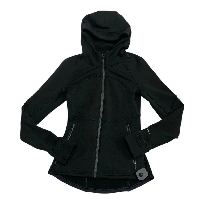Athletic Jacket By Lululemon In Black, Size: 6 Wool Fabric Cashmere Fabric Tweed Fabric Athletic Jacket By Lululemon In Black, Size: 6 Wool Fabric Cashmere Fabric Tweed Fabric