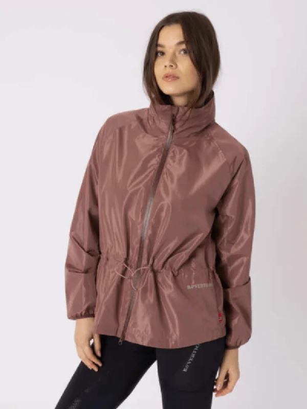 B-Vertigo Jacket Womens Kristina Waterproof Boat Neck Shawl Collar Notched Collar