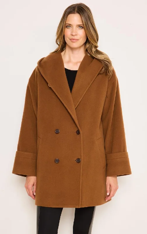 Barrington's - Jacket with Hood Faux Fur Jacket Real Fur Jacket Shearling Jacket