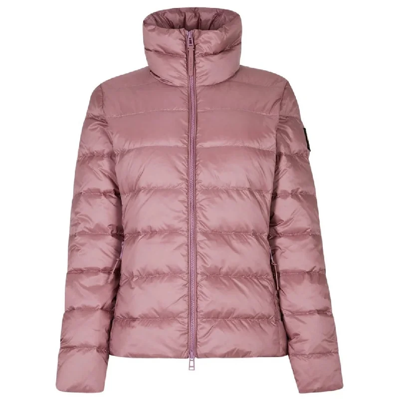 Belstaff Laurel Rose Pink Down Jacket Mesh Jacket Canvas Jacket Denim Jacket