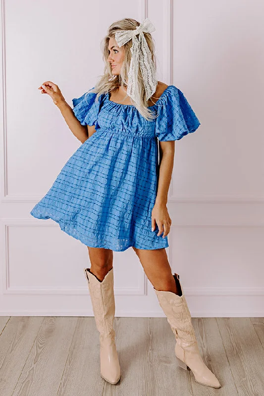 Block Party Mini Dress Stylish Sweetheart Neck Mini Dress