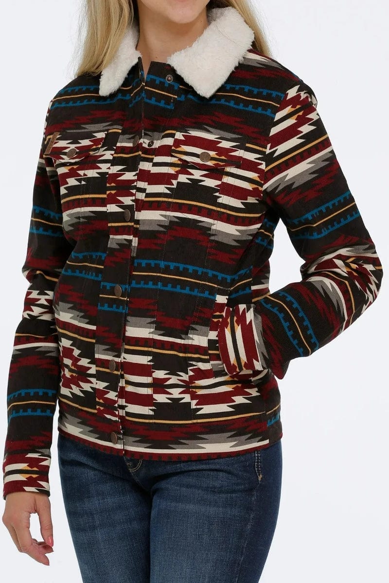 Cinch Jacket Womens Navajo Multi Elasticated Jacket Padded Jacket Insulated Jacket