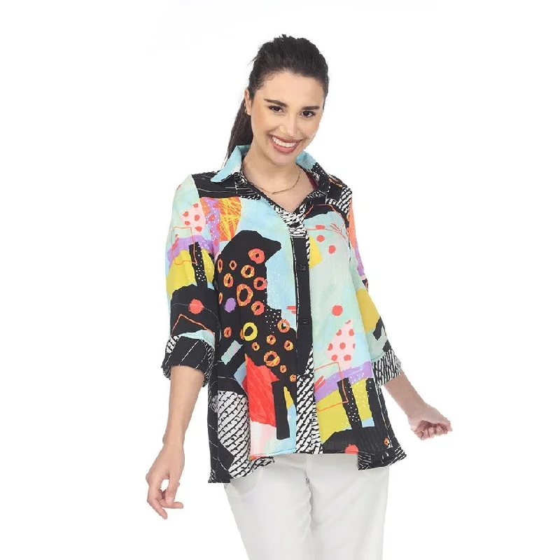 Moonlight by Y&S Colorful Blouse/Jacket - 3233 V-Neck Jacket Boat Neck Jacket Square Neck Jacket