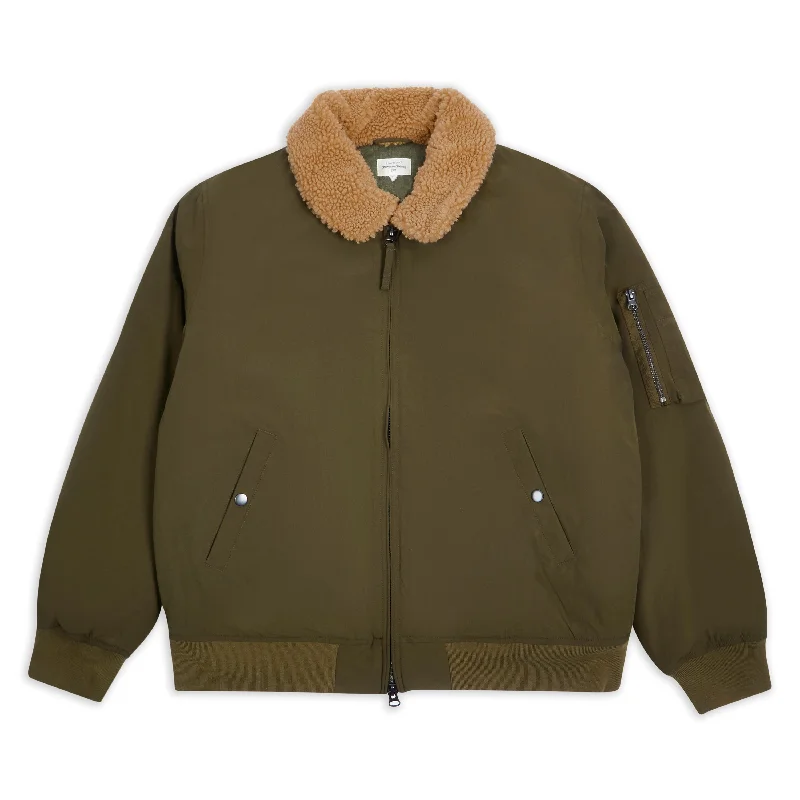 Doe Jacket - Dark Olive Notch Collar Jacket Peter Pan Collar Jacket Cowl Neck Jacket Doe Jacket - Dark Olive Notch Collar Jacket Peter Pan Collar Jacket Cowl Neck Jacket