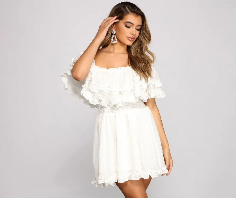 Flirty Vibes Linen Mini Dress Chic Bohemian Mini Dress
