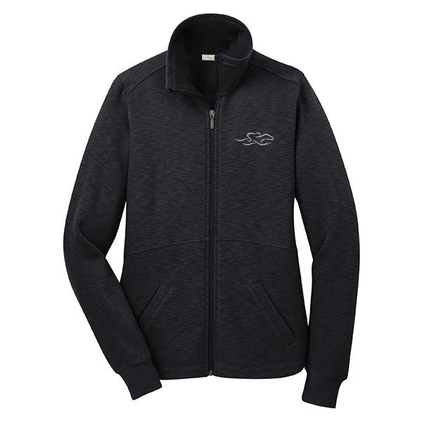 Full Zip Sophisticated Jacket - Black Denim Jacket Leather Jacket Suede Jacket