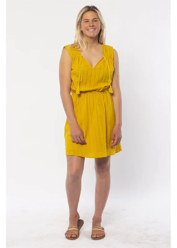 Sisstrevolution Bonnie Woven Mini Dress Trendy Off-Shoulder Dress Mini