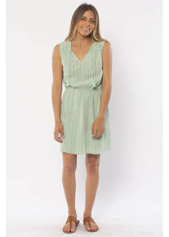 Sisstrevolution Bonnie Woven Mini Dress Fashionable Denim Mini Dress