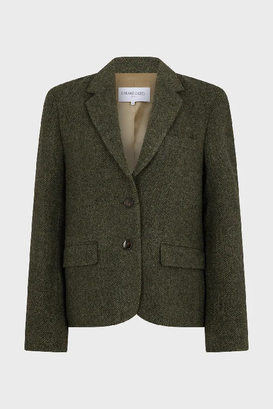 Jacket Marilou Dav21a070 Khaki Zippered Jacket Buttoned Jacket Snapped Jacket