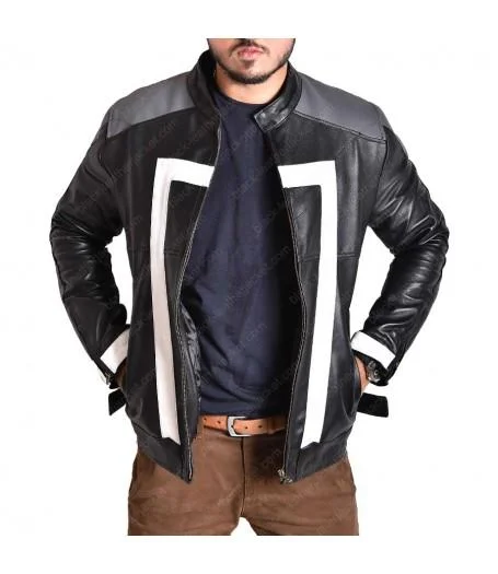 Ghost Rider Agents of Shield Jacket Embroidered Jacket Appliqued Jacket Beaded Jacket Ghost Rider Agents of Shield Jacket Embroidered Jacket Appliqued Jacket Beaded Jacket