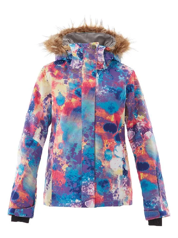 Brand Women Ski Jacket Winter Waterproof Hooded Snowboard Jacket Belted Jacket Elasticated Jacket Padded Jacket Brand Women Ski Jacket Winter Waterproof Hooded Snowboard Jacket Belted Jacket Elasticated Jacket Padded Jacket