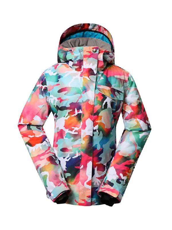 Women's Colorful High Waterproof Windproof Ski/Snowboard Jacket Herringbone Jacket Checkered Jacket Solid Jacket Women's Colorful High Waterproof Windproof Ski/Snowboard Jacket Herringbone Jacket Checkered Jacket Solid Jacket