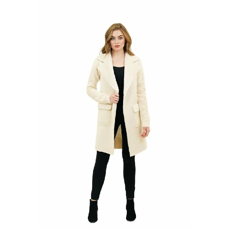 Harlow Faux Knit Jacket Nylon Fabric Polyester Fabric Spandex Fabric