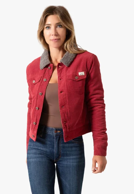 Kimes Ranch Womens Winslow Sherpa Jacket Knit Fabric Woven Fabric Fleece Fabric