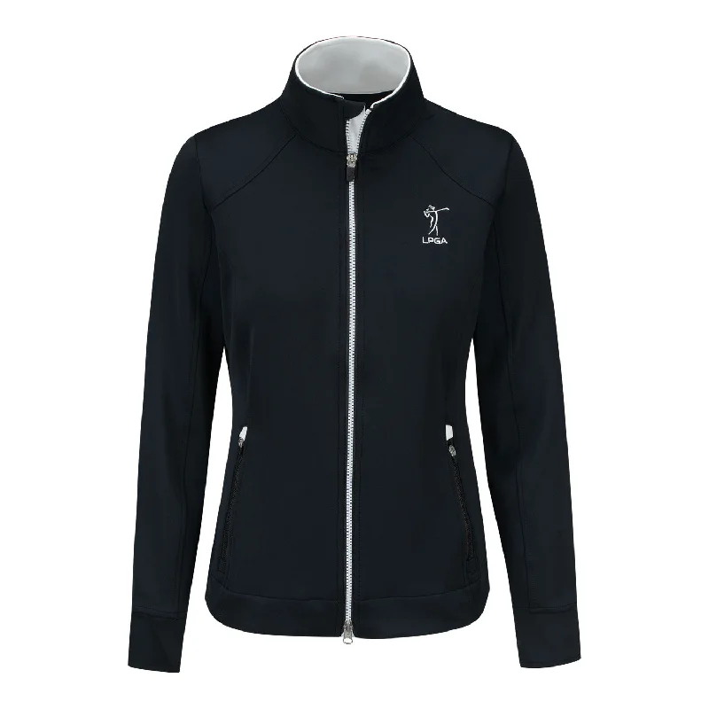 Zero Restriction LPGA Golf Mikaela Full Zip Jacket Belted Jacket Elasticated Jacket Padded Jacket Zero Restriction LPGA Golf Mikaela Full Zip Jacket Belted Jacket Elasticated Jacket Padded Jacket