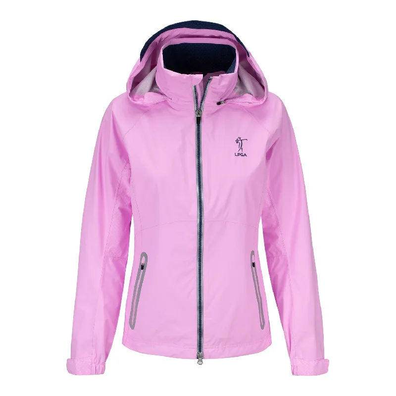 Zero Restriction LPGA Golf Hooded Olivia Jacket Cardigan Sweater Pullover